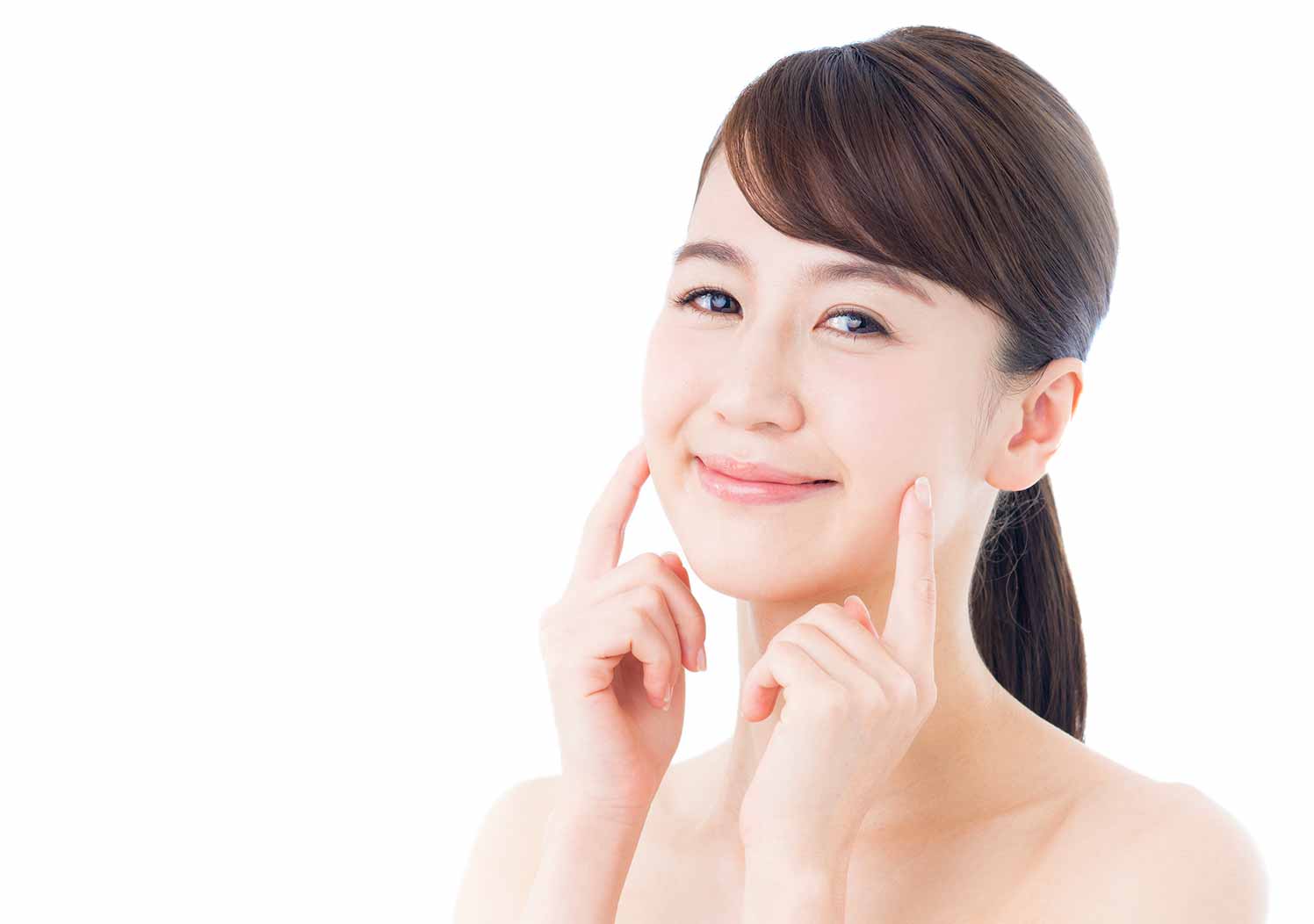 小顔女性のイメージ